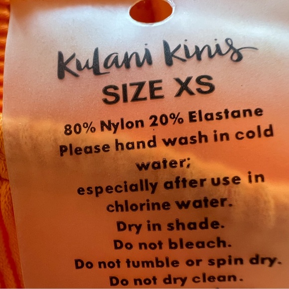 KULANI KINIS ORANGE BIKINI SET - Picture 11 of 15